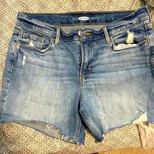 Light wash Old Navy jean shorts